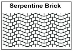 brick stencil stencils concrete driveway serpentine sheet plastic sheets qty nationalstencil