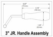 Jr. Handle Assembly Only - 3” Wide