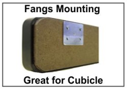 Cubicle Fangs  Cloth & Cubicle Mounting Teeth — Medical Office Signs