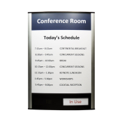 Conference Room & Slider Sign